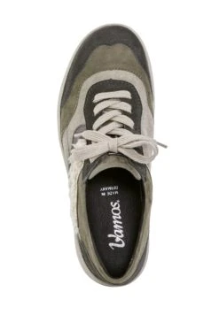 Schnür - Sneakers Laag - Oliv -Mode Kledingwinkel ff1cad8d1b2348cdb10583ae9c1abcee