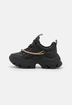 Buffalo Vegan Binary Chain - Sneakers Laag - Black/Gold -Mode Kledingwinkel ff685fc812fd47f09eb659b6eb93277d
